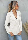 Langer Casual-Büroblazer für Damen