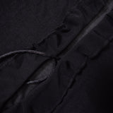 Beachwear-Netzkleid mit Holzdetails