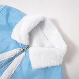 Manteau d'hiver rembourré en coton à motif doux