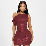 Crossbody Sheath Nightclub Dress