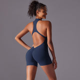 ZipSculpt High Compression Peach Lift Yoga Jumpsuit
