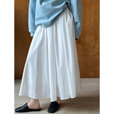 French Pink A-Line Pleated Swing Skirt