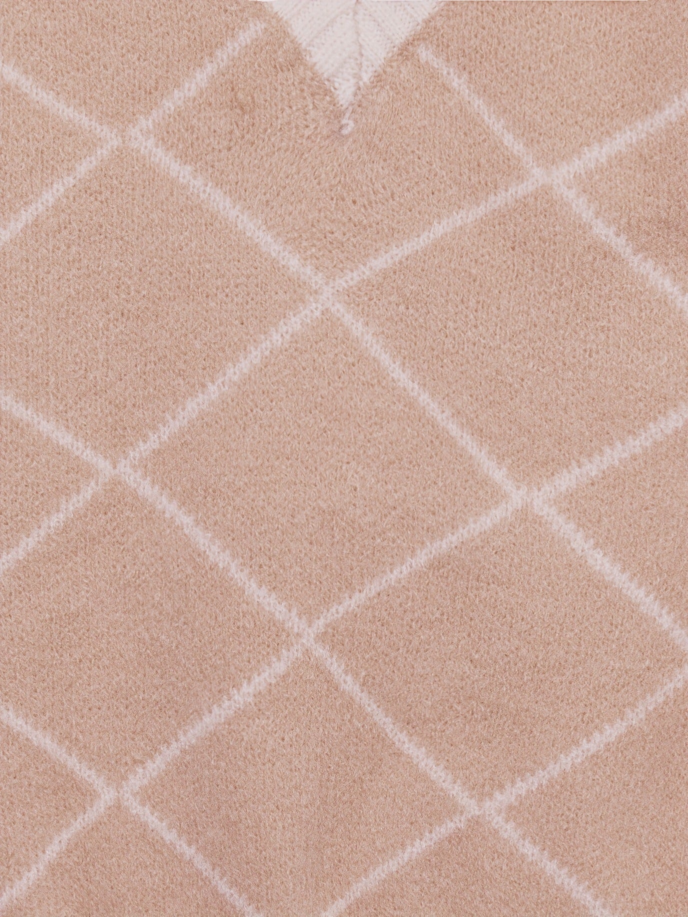 Retro-Oberbekleidung, Strickweste – lockerer Pullover mit V-Ausschnitt, rhombisch, weich, klebrig, Mädchenherz, ärmelloses Westentop für Damen