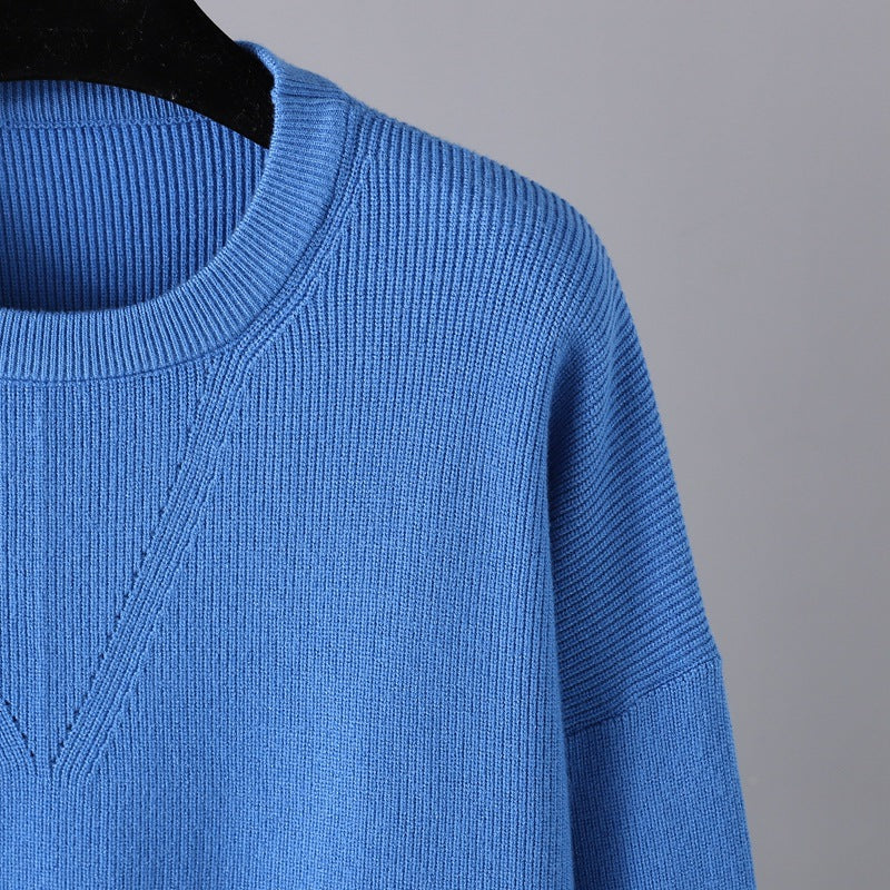 Knitted Two-Piece Sweater Outfit for Women