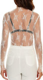 Long Sleeve Slim Lace Pullover Sun-Proof Base Layer