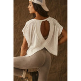 Breathable Loose Yoga T-Shirt for Women