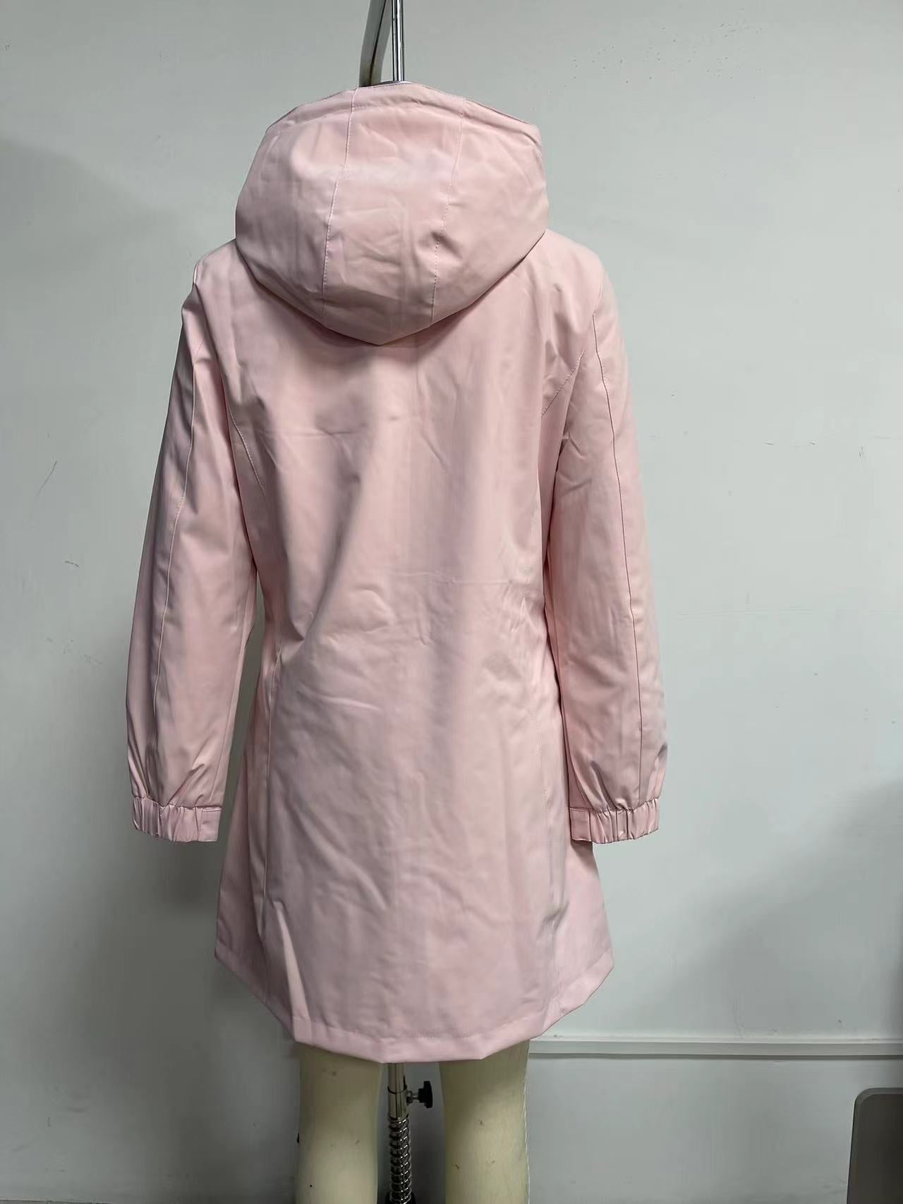 Wasserdichte Windjacke mit Kapuze für Damen
