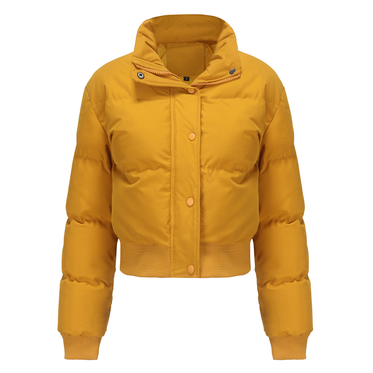 Manteau court à col haut