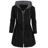 Mid-Length Hooded Cotton Padded Coat
