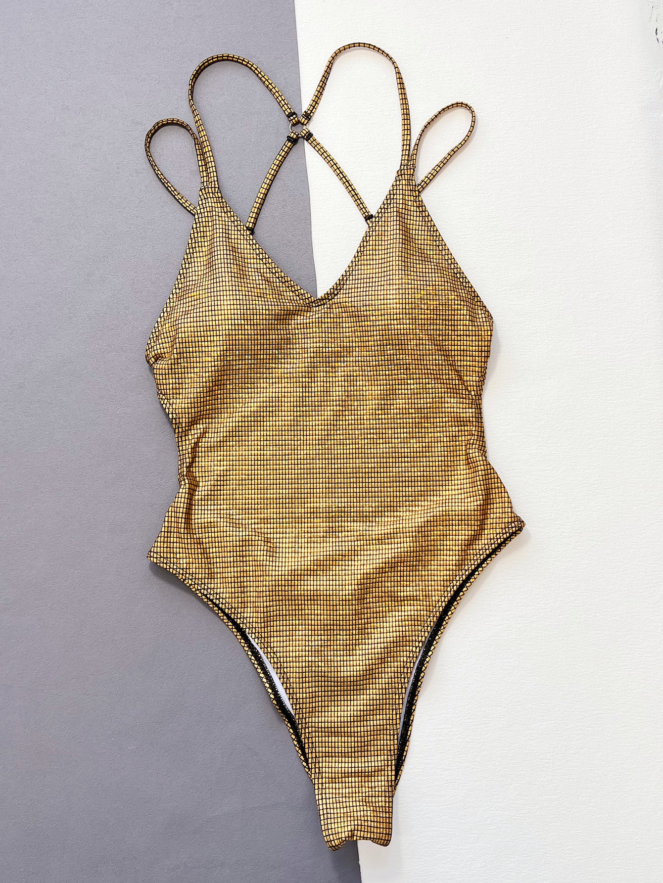 Backless Ring Detail One-Piece Swimsuit