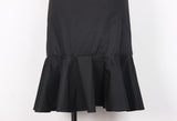 Summer Cotton Single Breasted Fishtail Dress