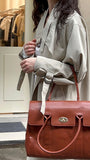British Minimalist Over-the-Knee Trench Coat