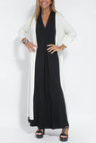 Cardigan Coat and Solid Dress Set for Women
