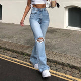 High Waist Wide Leg Vintage Jeans
