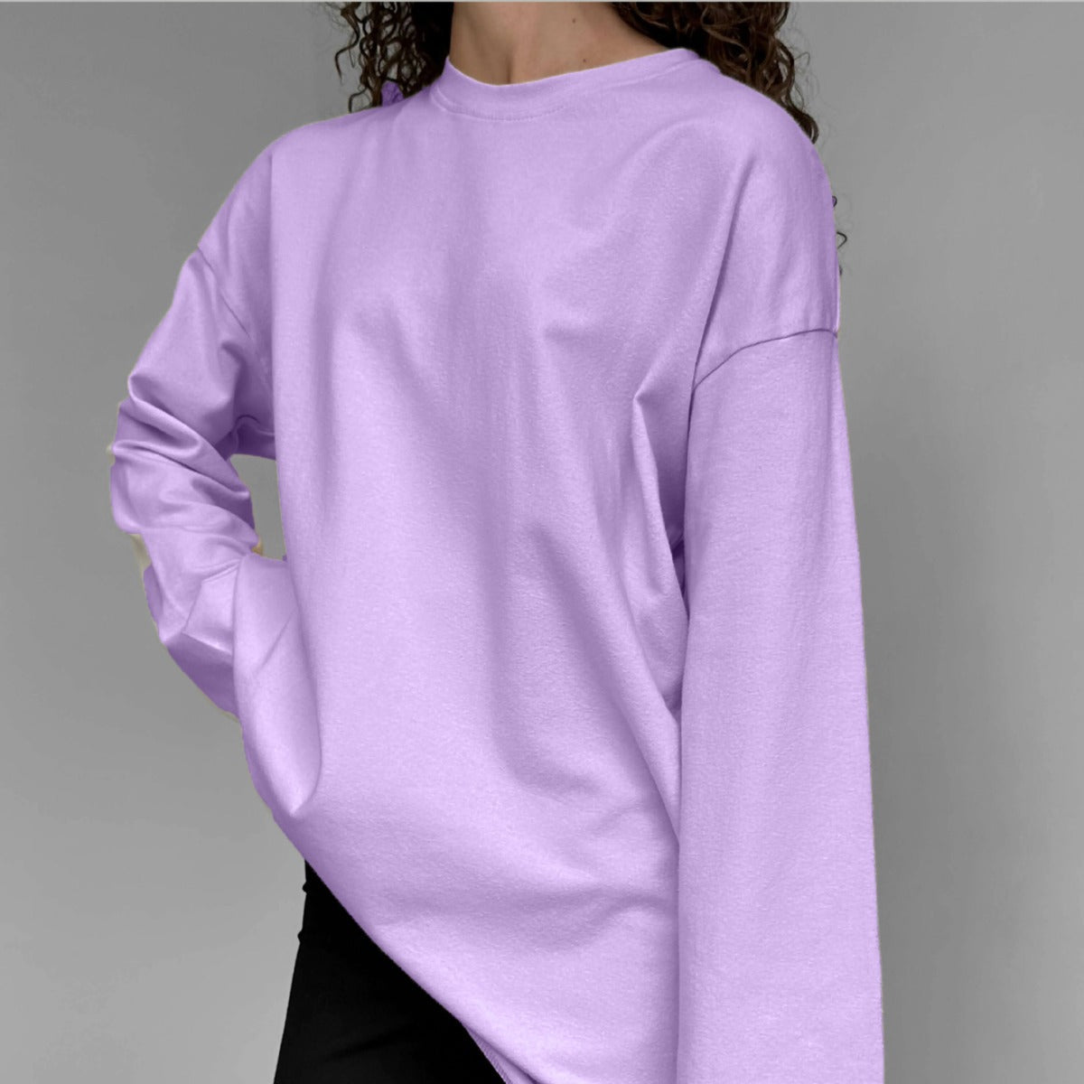 Cotton Hand-Worn Loose Long Sleeve T-Shirt
