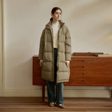 Half-Turtleneck Zipper Snap Down Jacket – Warm & Windproof