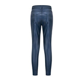 Lässige Skinny-Hose aus Kunstleder für Damen