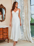 Sexy Spaghetti Strap V-Neck Sleeveless Maxi Dress