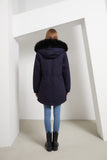 Fur Collar Hooded Winter Coat for Women