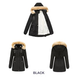 Thick Lambskin Fleece Padded Winter Coat