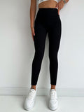 High Waist Vertical Striped Leggings