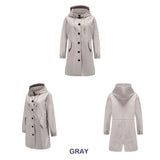 Waterproof Long Anorak Trench Coat