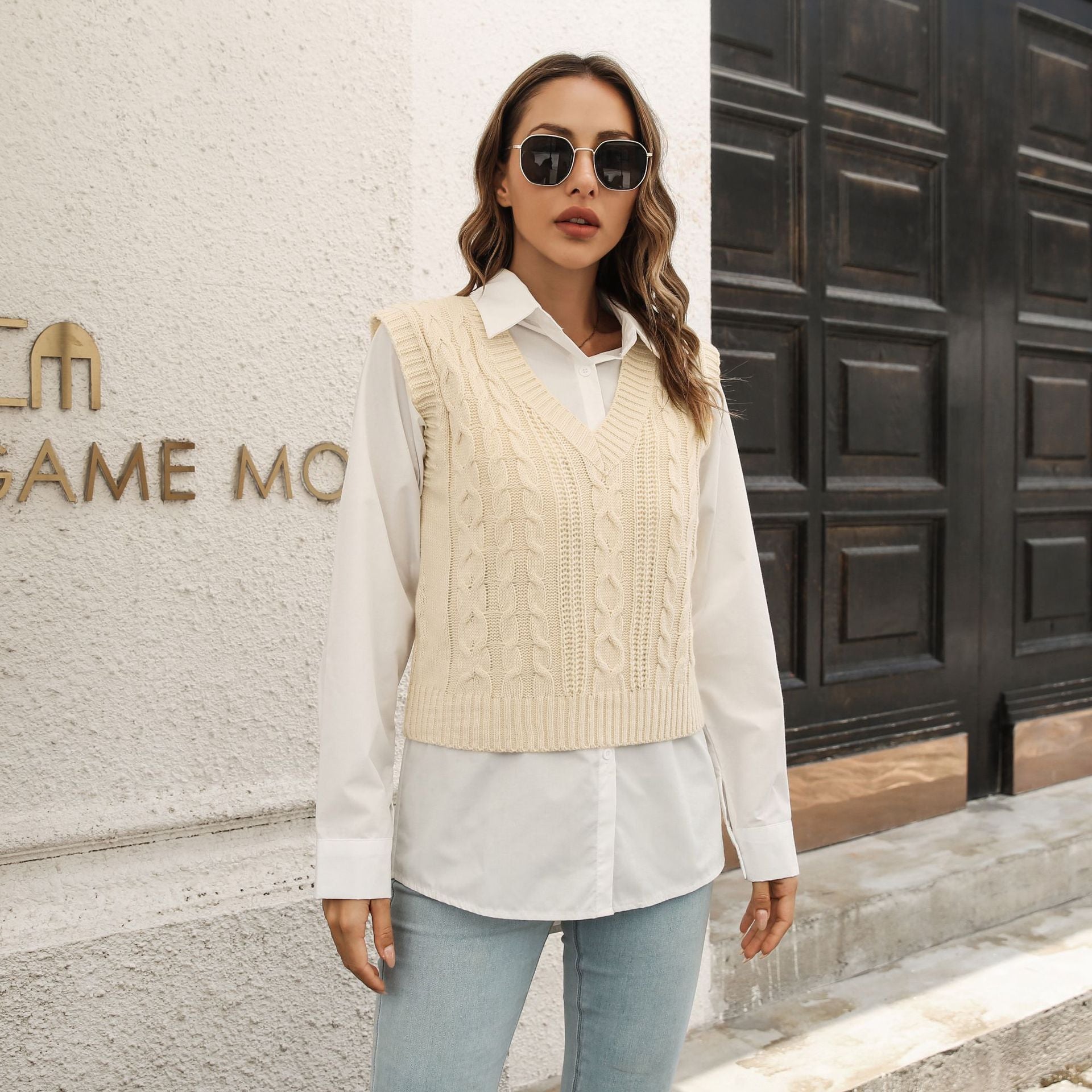 Popular Knitwear Vest Sweater for Women