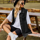 Casual Denim Waistcoat