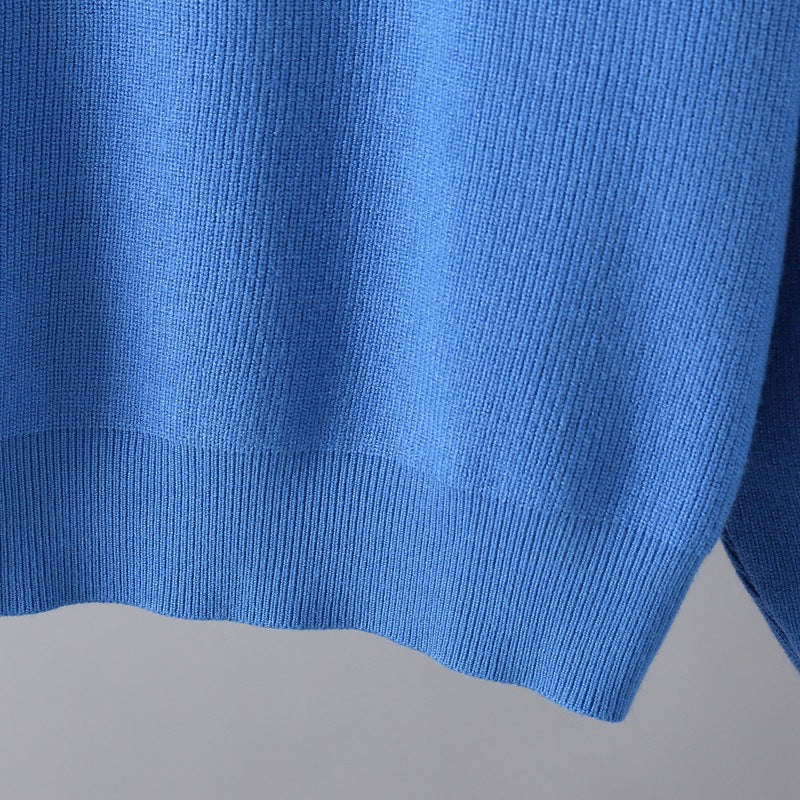 Knitted Two-Piece Sweater Outfit for Women