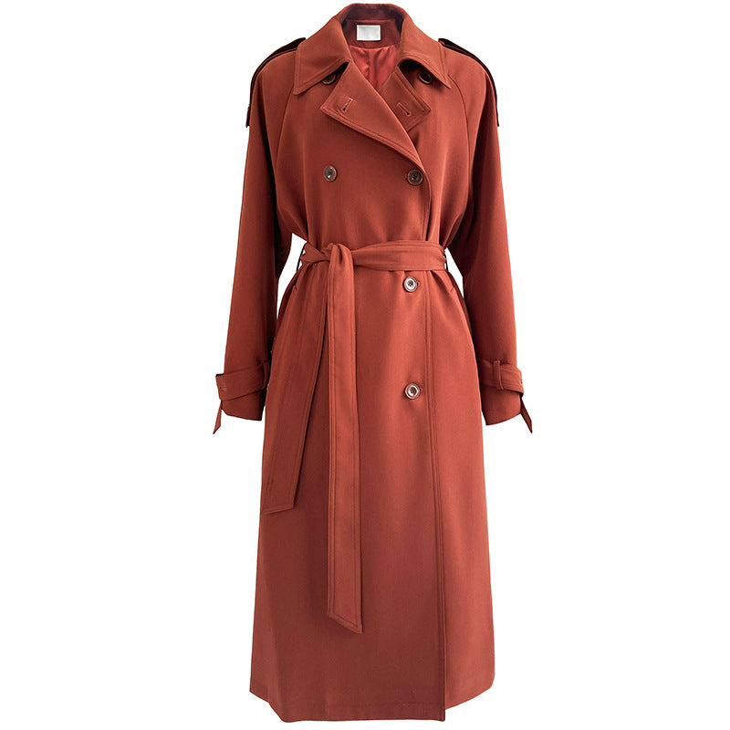British Loose Draping Trench Coat