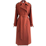 British Loose Draping Trench Coat
