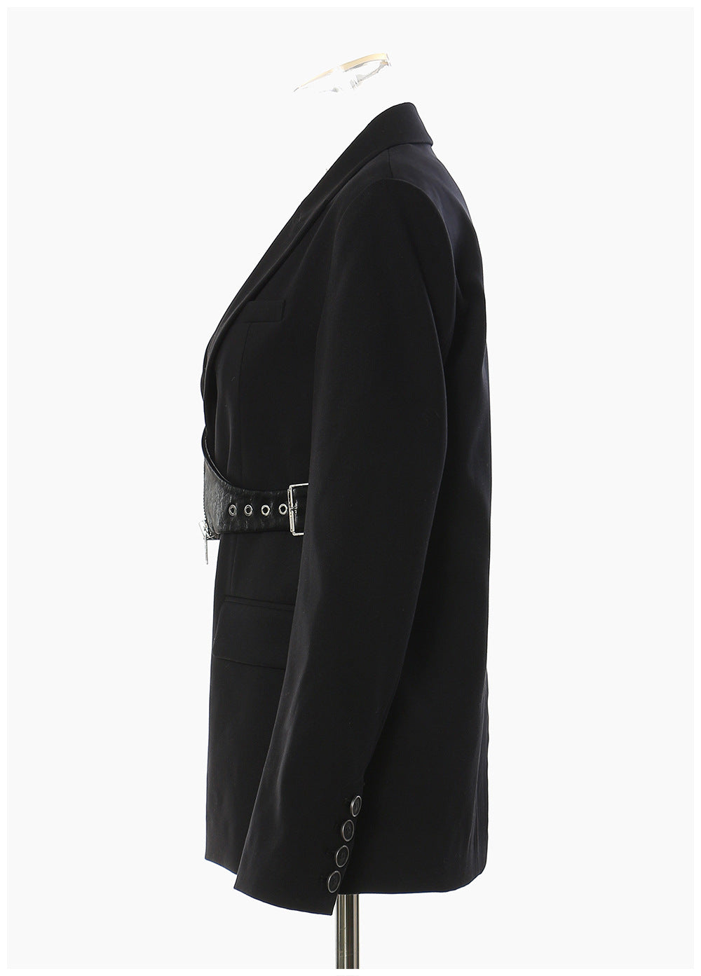 Asymmetrischer Blazer mit Gürtel für Damen