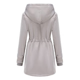 Winter Detachable Fur Hooded Cotton Coat