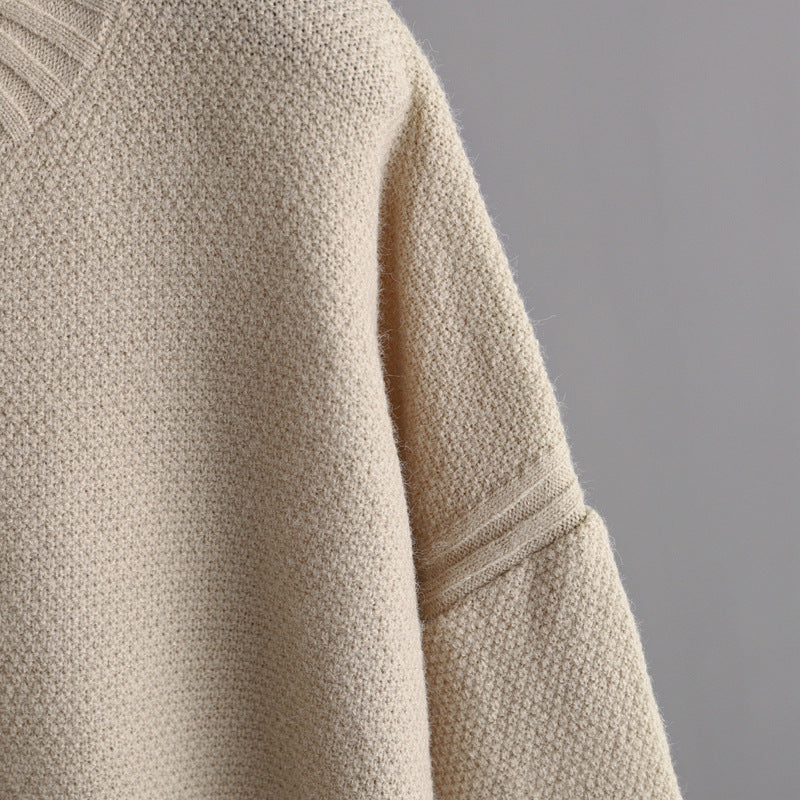 Casual Knit Sweater and Pants Two-Piece