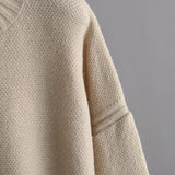 Casual Knit Sweater and Pants Two-Piece