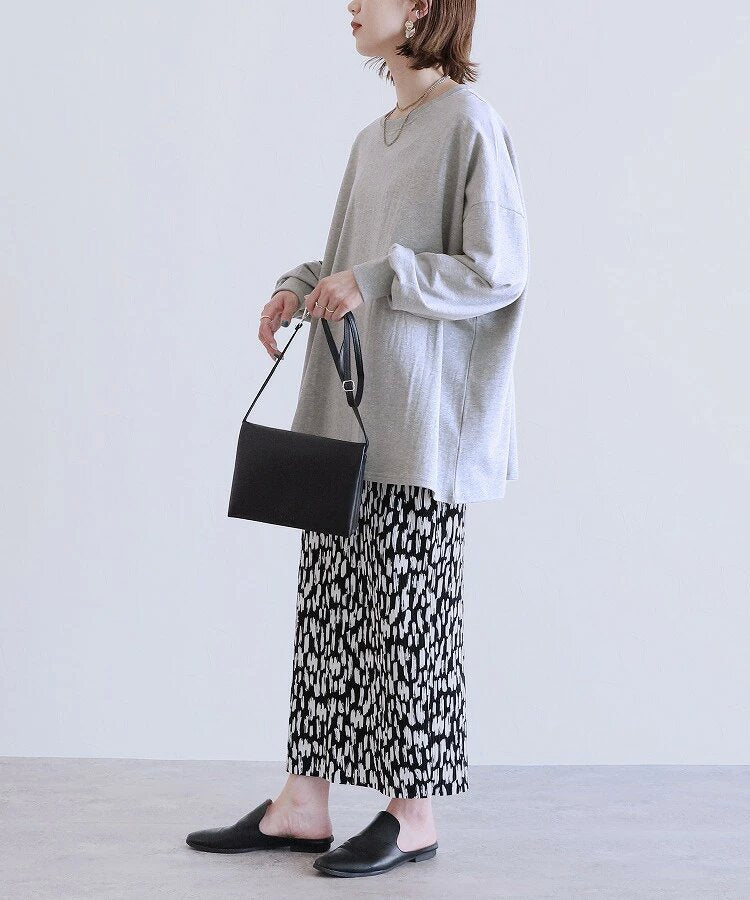 Sweat-shirt oversize en coton rayé pour femme