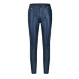 Lässige Skinny-Hose aus Kunstleder für Damen