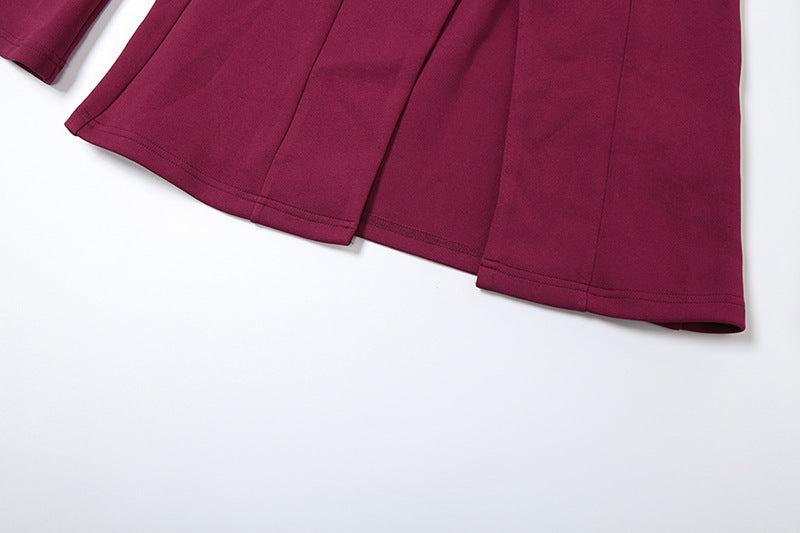 Slim Fit Einfarbiger Winterblazer