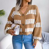 Cardigan à manches lanternes design