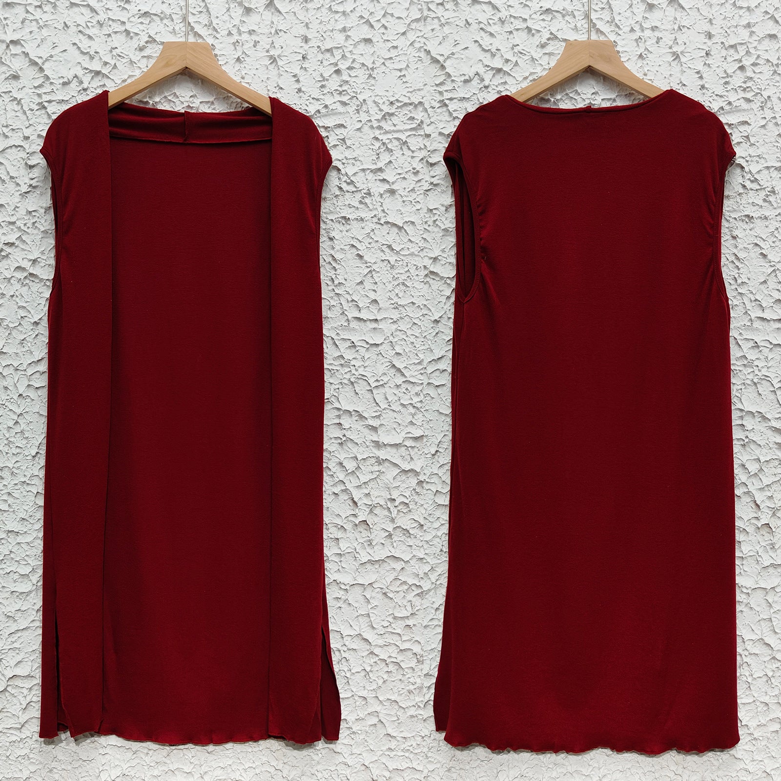 Long Loose-Fit Vest Top