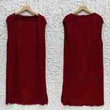 Long Loose-Fit Vest Top