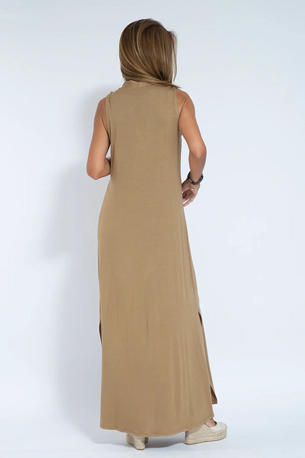 Cardigan Coat and Solid Dress Set for Women