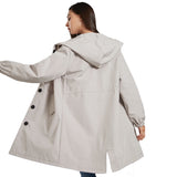Waterproof Long Anorak Trench Coat