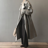 Autumn Elegance Schlankmachender Trenchcoat