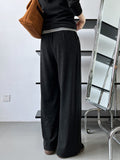 Hooded Sweater Wide Leg Pants Set
