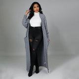 Sexy lässiger Langarm-Pullovermantel für Damen