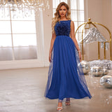 Damen Swingkleid mit Flash-Mesh-Nähten