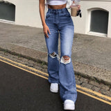 High Waist Wide Leg Vintage Jeans