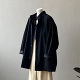 Manteau mi-long à col montant Tooling