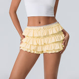 Jupe-pantalon d'Halloween multicouche avec dentelle